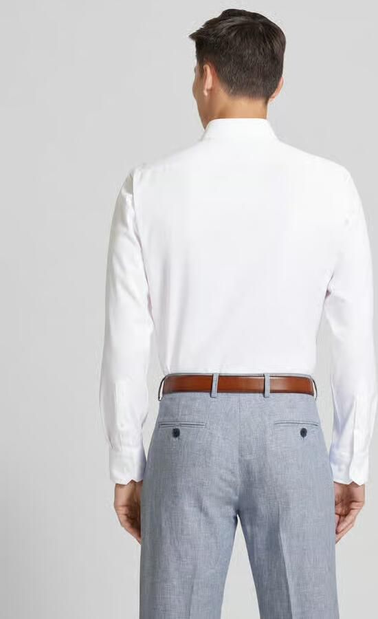 Boss Regular fit zakelijk overhemd met haaikraag model 'Joe'