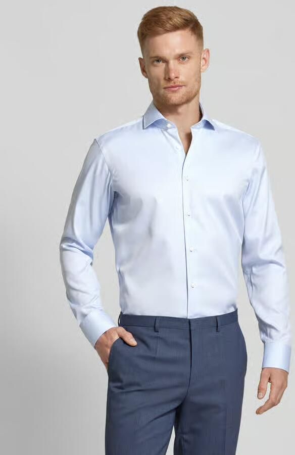 Boss Regular fit zakelijk overhemd met haaikraag model 'Joe' - Foto 2