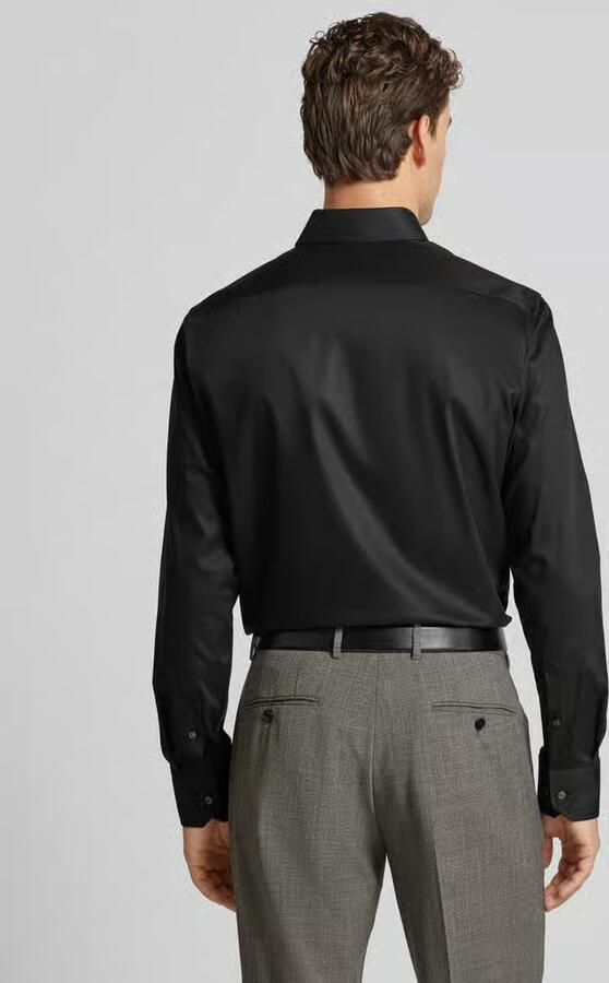 Boss Regular fit zakelijk overhemd met kentkraag model 'JOE'