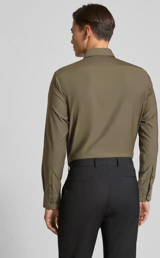 Boss Regular fit zakelijk overhemd met kentkraag model 'JOE'