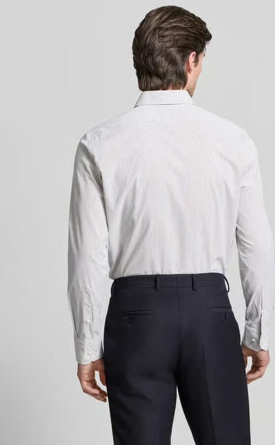 Boss Regular fit zakelijk overhemd met Kentkraag Model 'JOE'