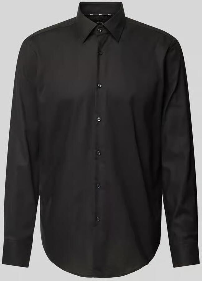 Boss Regular fit zakelijk overhemd met kentkraag model 'Joe'