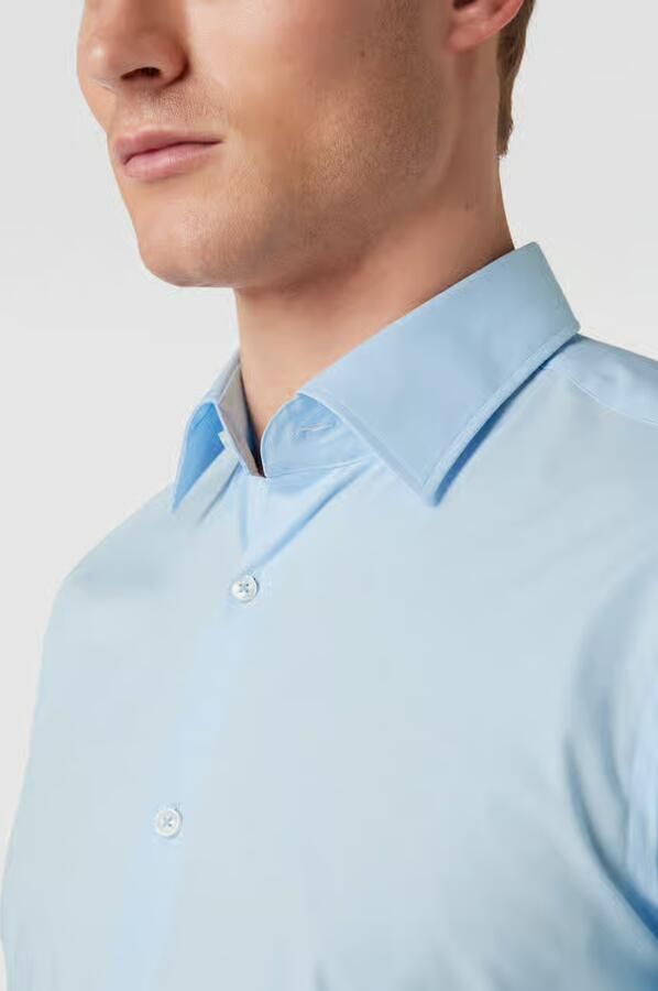 Hugo Boss Heren Business Overhemd Helder Blauw Blue Heren - Foto 4