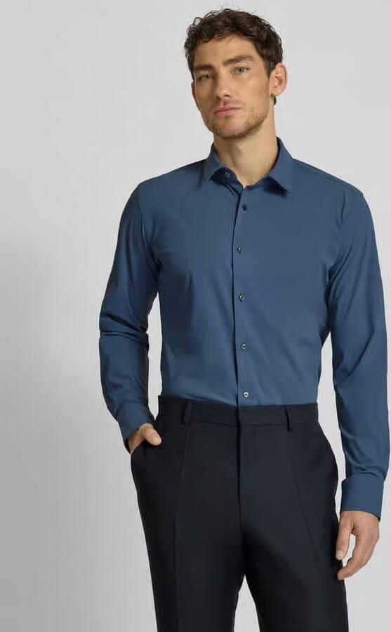 Boss Regular fit zakelijk overhemd van ademend materiaal model 'JOE' - Foto 4