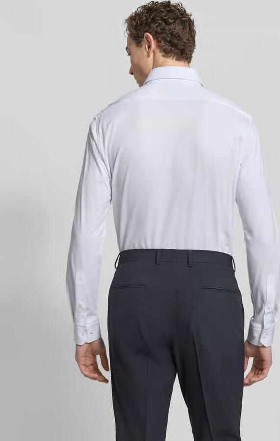 Boss Regular fit zakelijk overhemd van een katoenmix - Foto 5