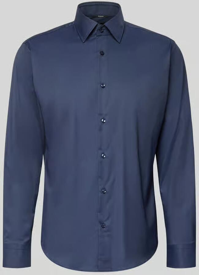 Boss Regular fit zakelijk overhemd van elastisch twill model 'P-JOE-KENT-C1-222'