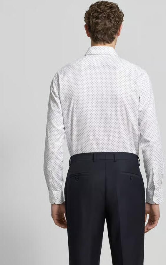 Boss Regular fit zakelijk overhemd van katoen met Kentkraag Model 'JOE'