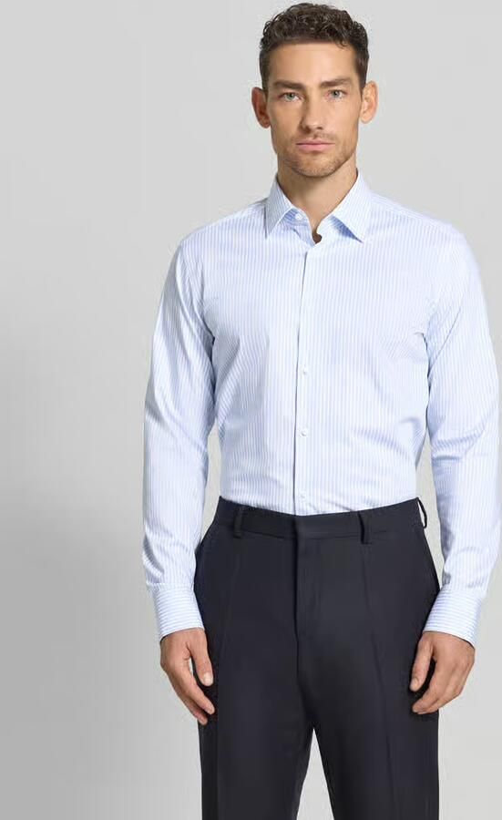 Boss regular fit zakelijk overhemd van katoenmix - Foto 3