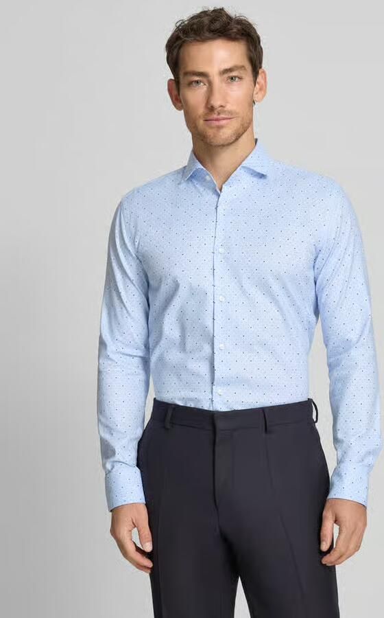 Boss regular fit zakelijk overhemd van katoenmix - Foto 3