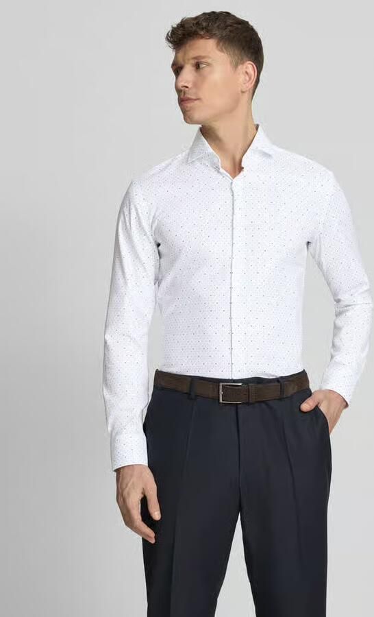 Boss regular fit zakelijk overhemd van katoenmix - Foto 2
