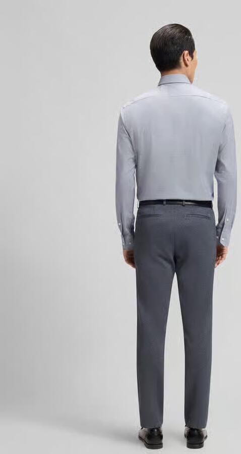 Boss regular fit zakelijk overhemd van katoenmix - Foto 3
