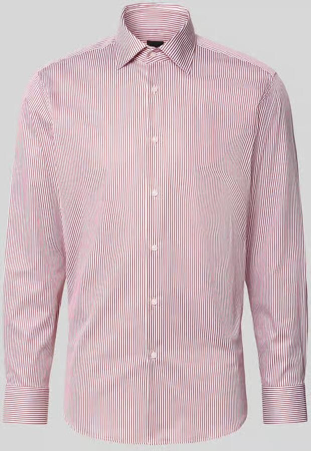 Boss Regular fit zakelijk overhemd van katoenmix model 'H-Joe-kent'
