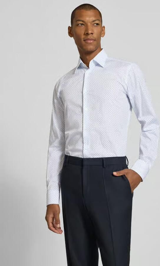 Boss Regular fit zakelijk overhemd van katoenmix model 'Joe' - Foto 2