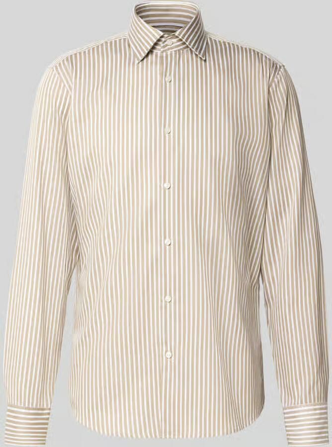 Boss Regular Fit zakelijk overhemd van pure katoen model 'H-Joe-kent'