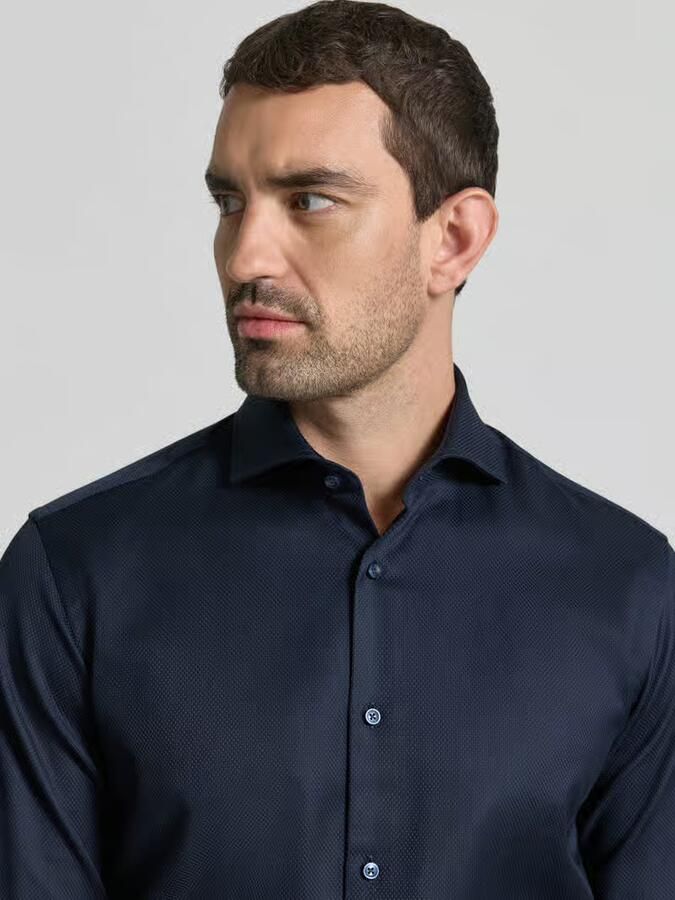 Boss regular fit zakelijk overhemd van puur katoen model 'H-JOE-SP'