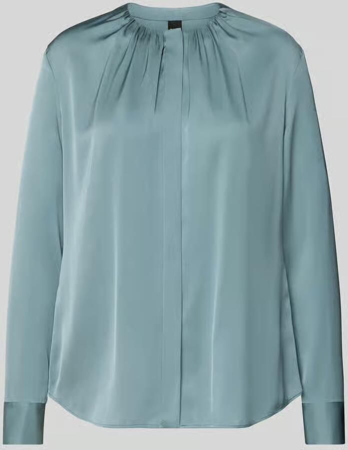 Boss Regular fit zijden blouse van zijdemix model 'BANORAH'