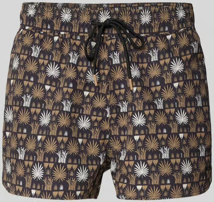 Boss regular fit zwembroek met all-over motief model 'CALA' - Foto 2