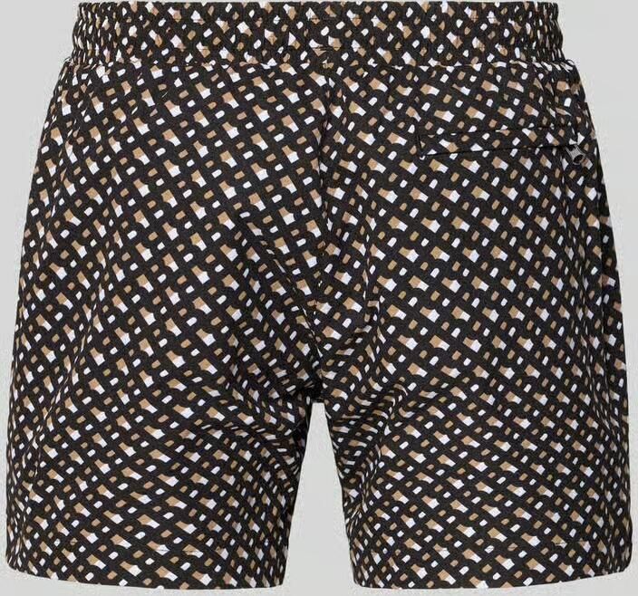 Boss regular fit zwembroek met all-over motief model 'MANU NEW' - Foto 4