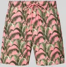 Boss regular fit zwembroek met all-over motief model 'PIKE'