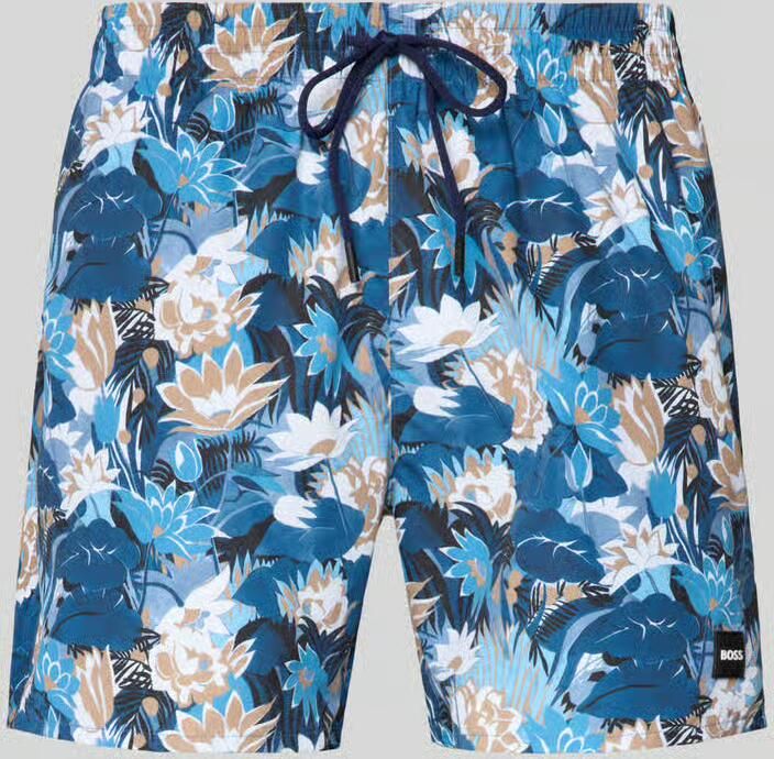 Boss regular fit zwembroek met all-over motief model 'PIRANHA' - Foto 2