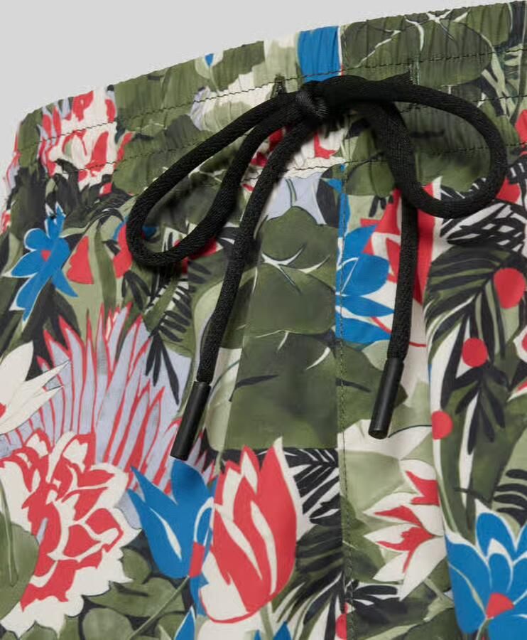 Boss regular fit zwembroek met all-over motief model 'PIRANHA'