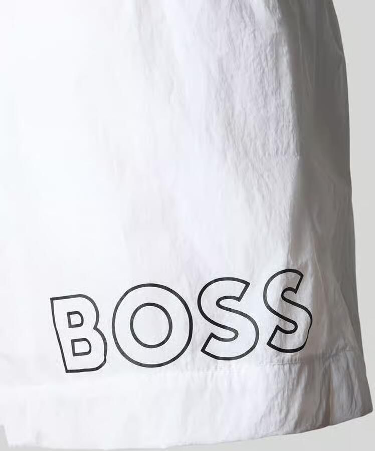 Hugo Boss Wit Polyamide Zwemkleding voor Mannen White Heren - Foto 4