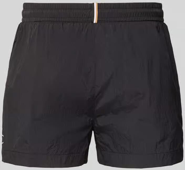 Boss regular fit zwembroek met labelprint model 'MOONEYE'