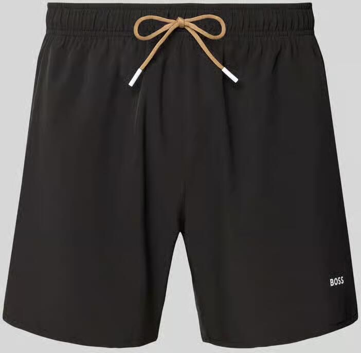 Boss Relaxed fit zwembroek met labelprint model 'Tio' - Foto 7