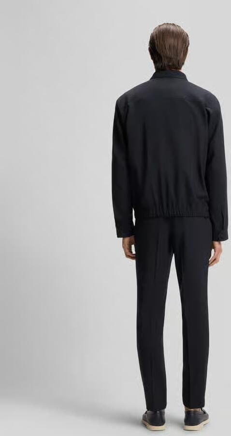 Boss relaxed fit blouson van wolmix model 'CARPER'