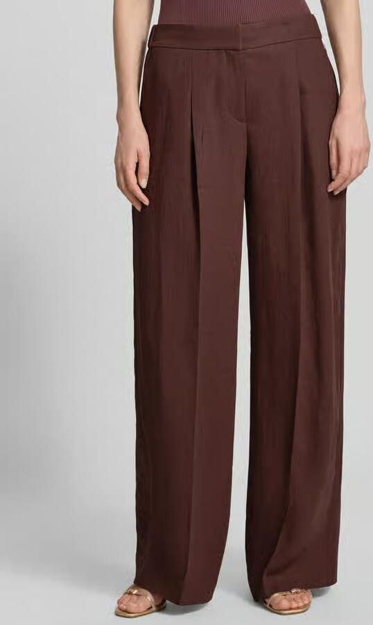 Boss relaxed fit broek van linnenmix model 'TIANA11' - Foto 2