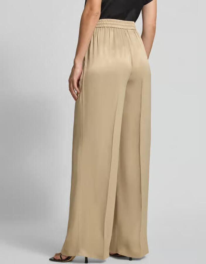 Boss Relaxed fit broek van satijn model 'TAVATI'