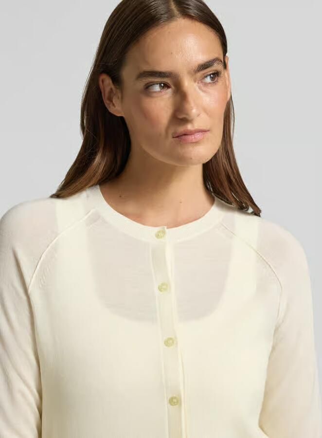 Boss relaxed fit gebreid jack van pure scheerwol model 'FONAMI'