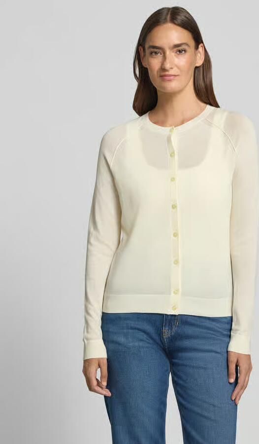 Boss relaxed fit gebreid jack van pure scheerwol model 'FONAMI' - Foto 3