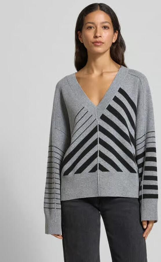 Boss Relaxed fit gebreide pullover van een mix van scheerwol en kasjmier model 'FUTALI' - Foto 2
