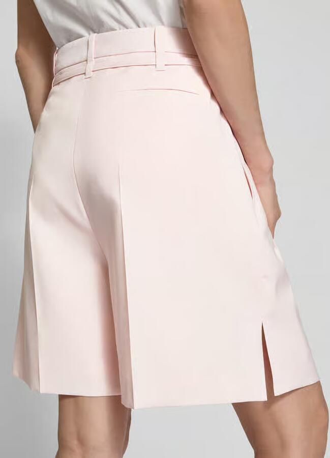 Boss Relaxed fit korte broek met riem model 'Taleda'