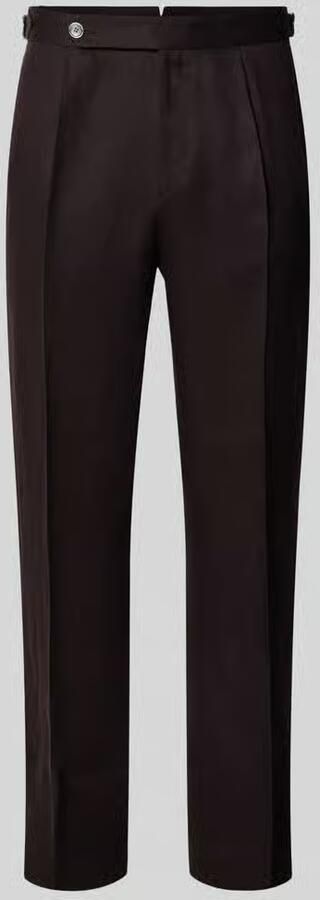 Boss Relaxed fit linnen broek van puur linnen model 'PERINO' - Foto 2