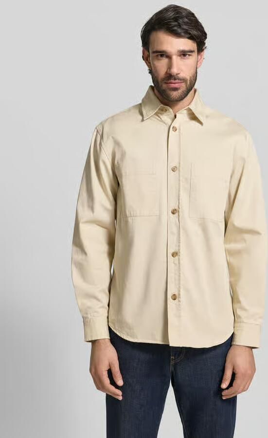 Boss Relaxed Fit overhemdjack van puur katoen model 'H-OWEN-K-2PP-261' - Foto 3