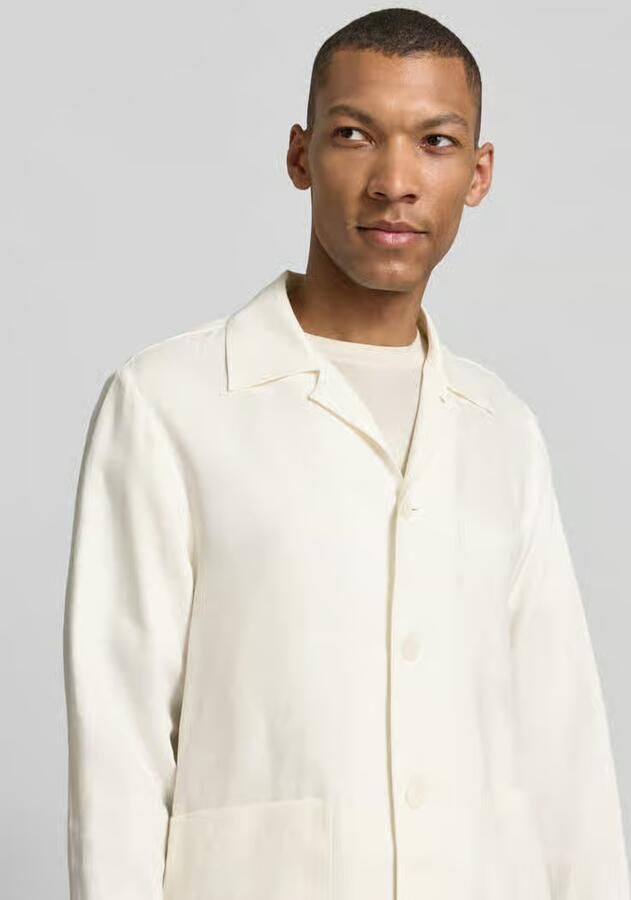 Boss relaxed fit overshirt van puur linnen model 'H-CAI-K-3P-262'