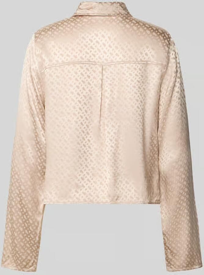 Boss Relaxed fit pyjamatop van pure viscose model 'B MONOGRAM'