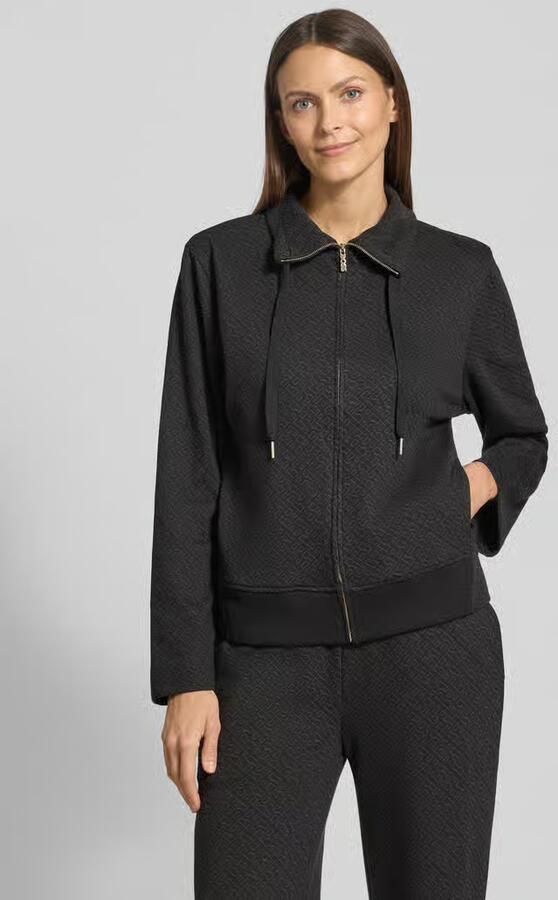 Boss Relaxed fit sweatjack van katoenmix model 'MONOGRAM' - Foto 2