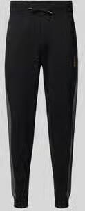 Hugo Boss Katoenen Sweatpants Zwart Bedrukt Logo Black Heren - Foto 2