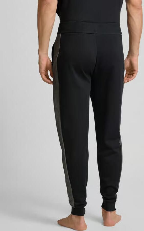 Hugo Boss Katoenen Sweatpants Zwart Bedrukt Logo Black Heren - Foto 5