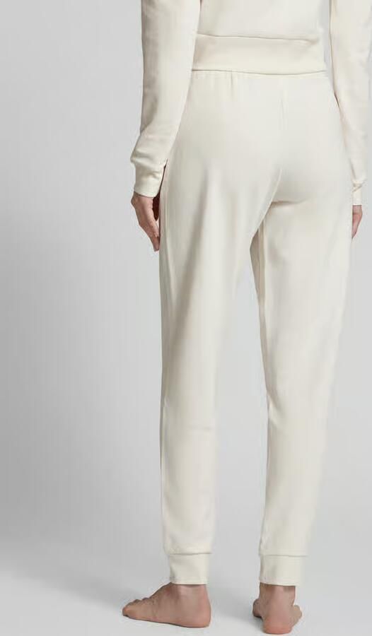 BOSS Relaxbroek CP Stripe_Pants Cuff met contrastkleurige koord