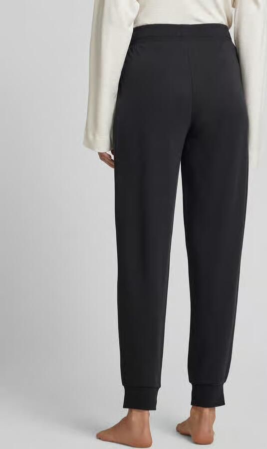 BOSS Relaxbroek CP Stripe_Pants Cuff met contrastkleurige koord