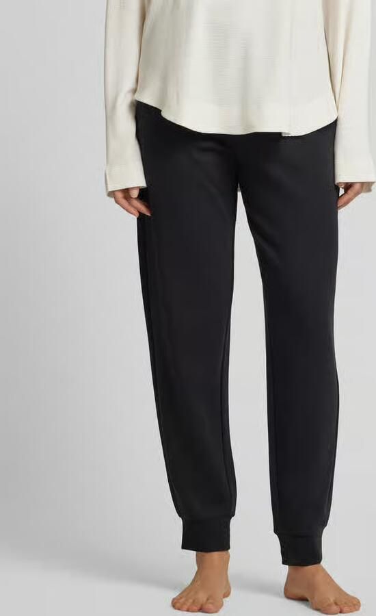 BOSS Relaxbroek CP Stripe_Pants Cuff met contrastkleurige koord - Foto 2