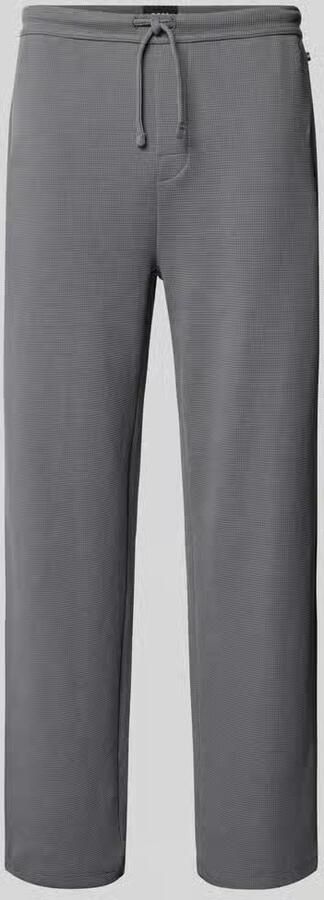 Boss Relaxed fit sweatpants van katoenmix