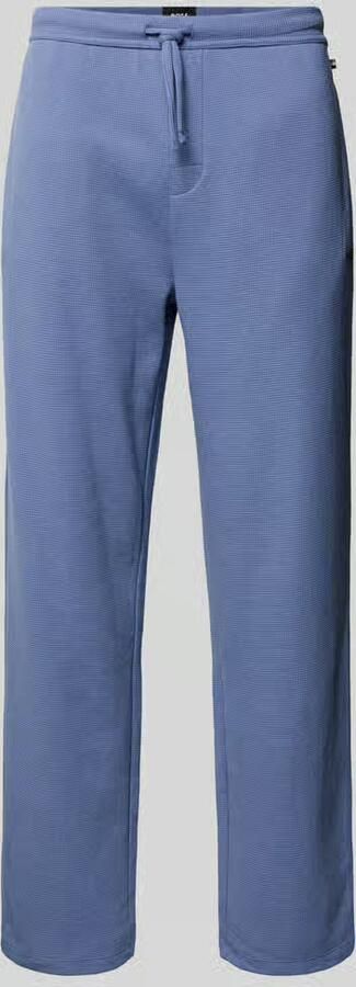 Boss Relaxed fit sweatpants van katoenmix