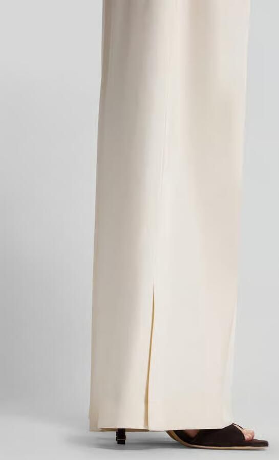 Boss relaxed fit wide leg broek model 'TAJILA'