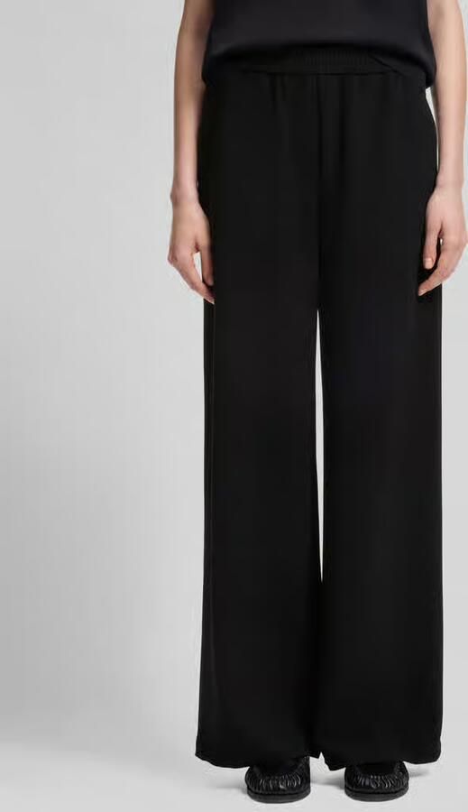 Boss Wijdte broek met steekzakken model 'Tianah' - Foto 2