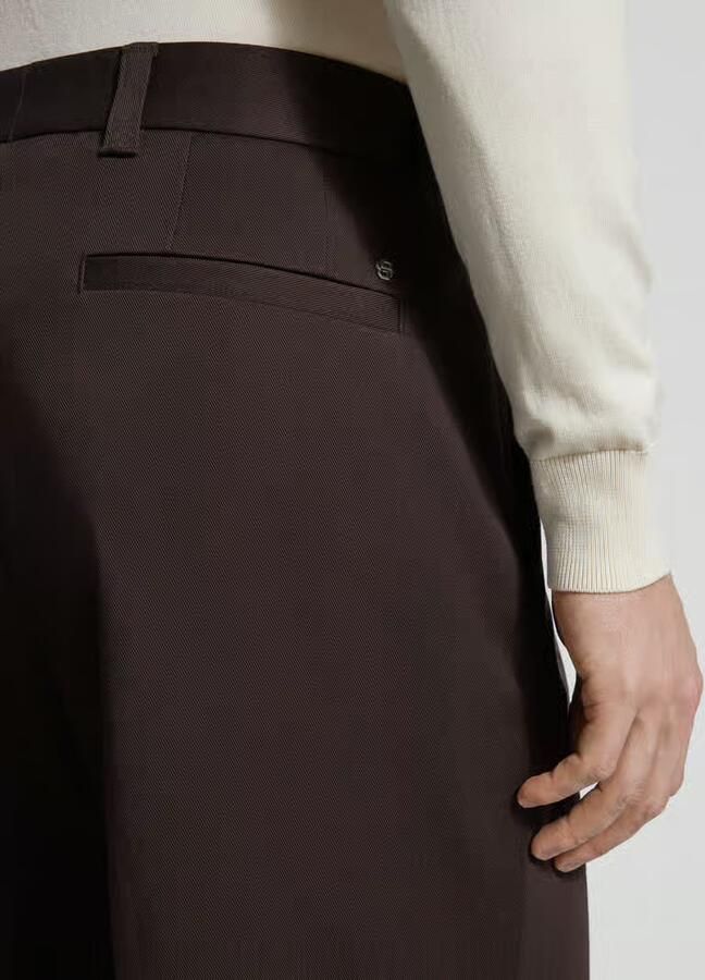 Boss relaxed fit wijdte broek van katoenmix model 'C-PAT-BB-DPL'